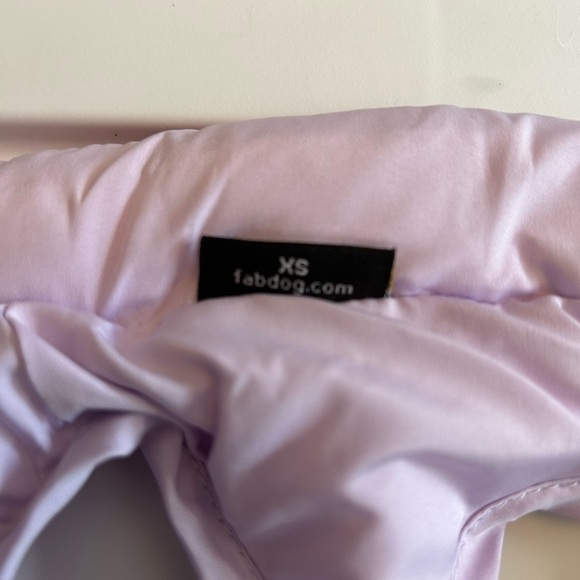 Fabdog Pet Apparel Dog puffer Coat XS Purple Pink Ombré - Picture 3 of 9